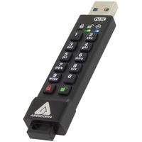 Apricorn Aegis Secure Key 3NX USB 3.1 Gen 1 Flash Drive 512GB con Encriptación AES-XTS 25