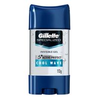 Antitranspirante para Hombre en Gel Invisible GILLETTE Specialized Cool Wave Frasco 113g