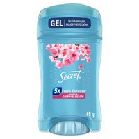 Antitranspirante para Mujer en Gel Invisible SECRET Cherry Blossom Frasco 45g