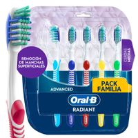 Cepillo de Dientes ORAL-B Radiant con Cerdas Medias Caja 5un