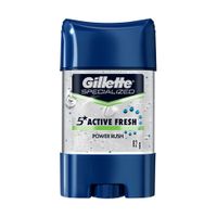 Antitranspirante para Hombre en Gel Invisible GILLETTE Specialized Active Fresh Power Rush Frasco 82g