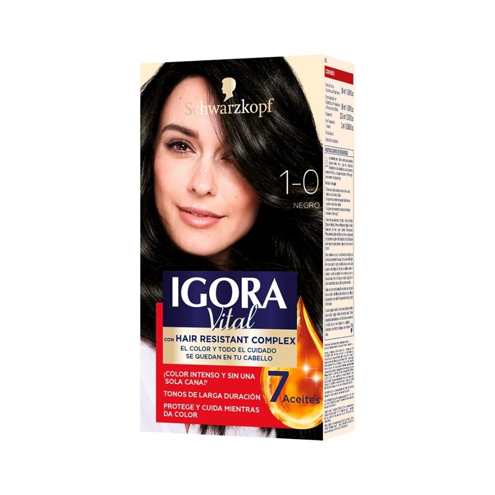 Tinte IGORA VITAL 1-0 Negro Caja 1un