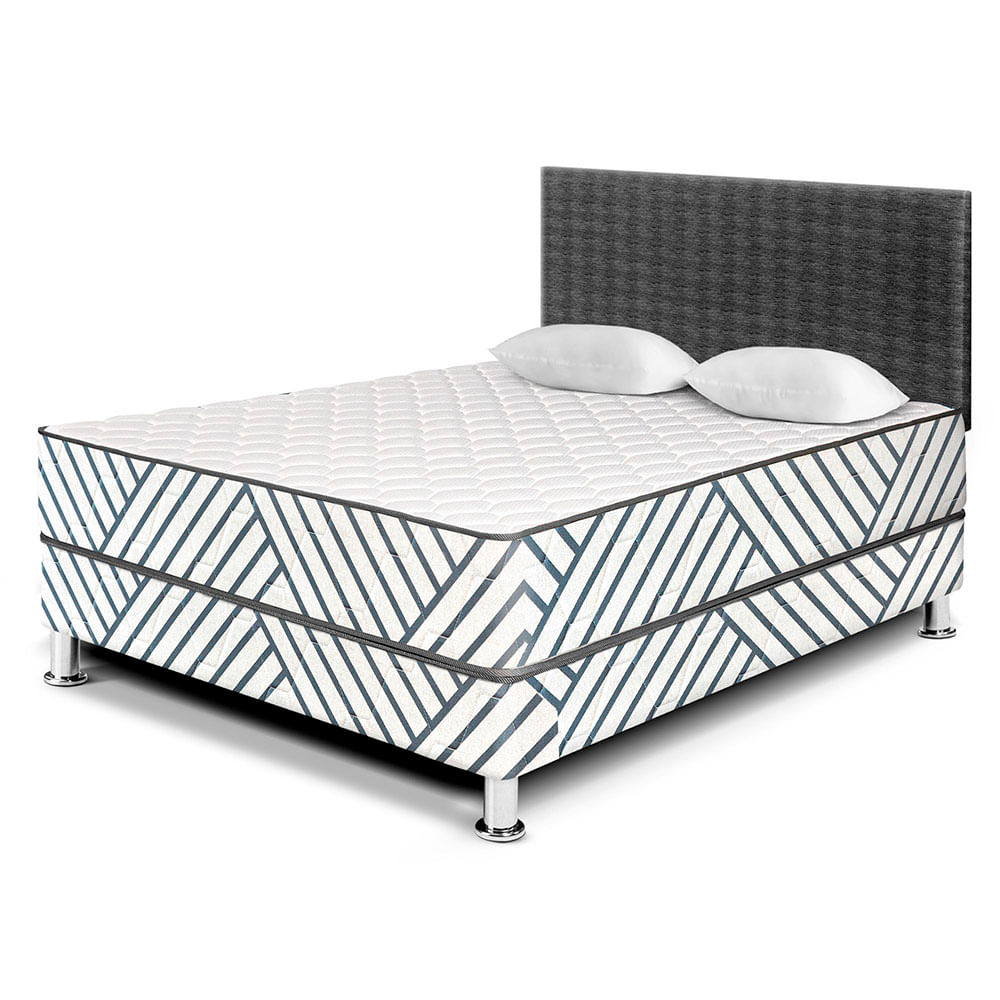 Dormitorio VIVA HOME Palmera Plus 2 Plazas + 2 Almohadas + 1 Protector