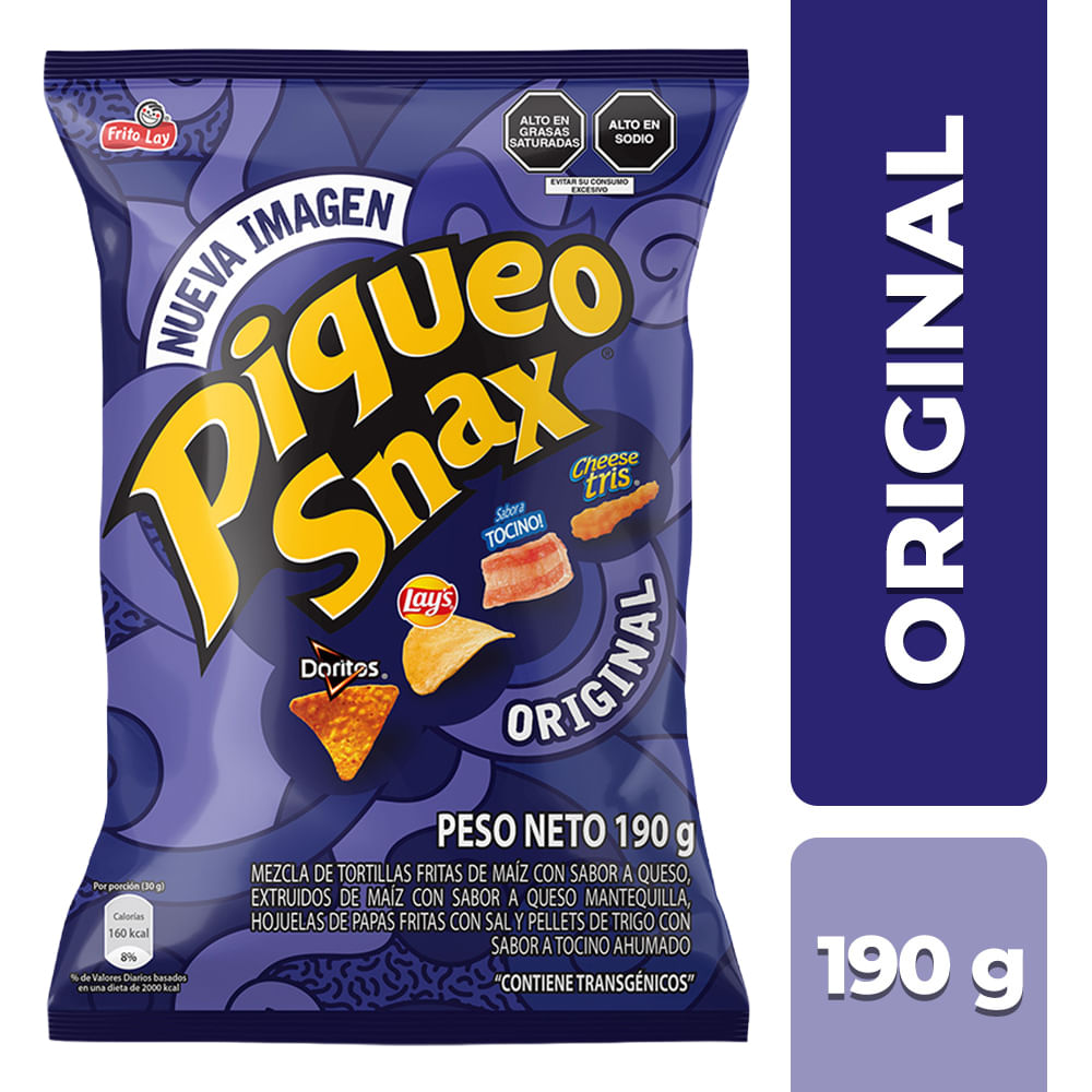 Snack PIQUEO SNAX Original Bolsa 190g