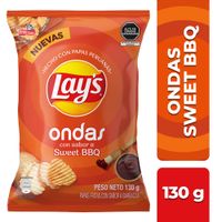 Papas Fritas LAY'S Ondas Sweet BBQ Bolsa 130g