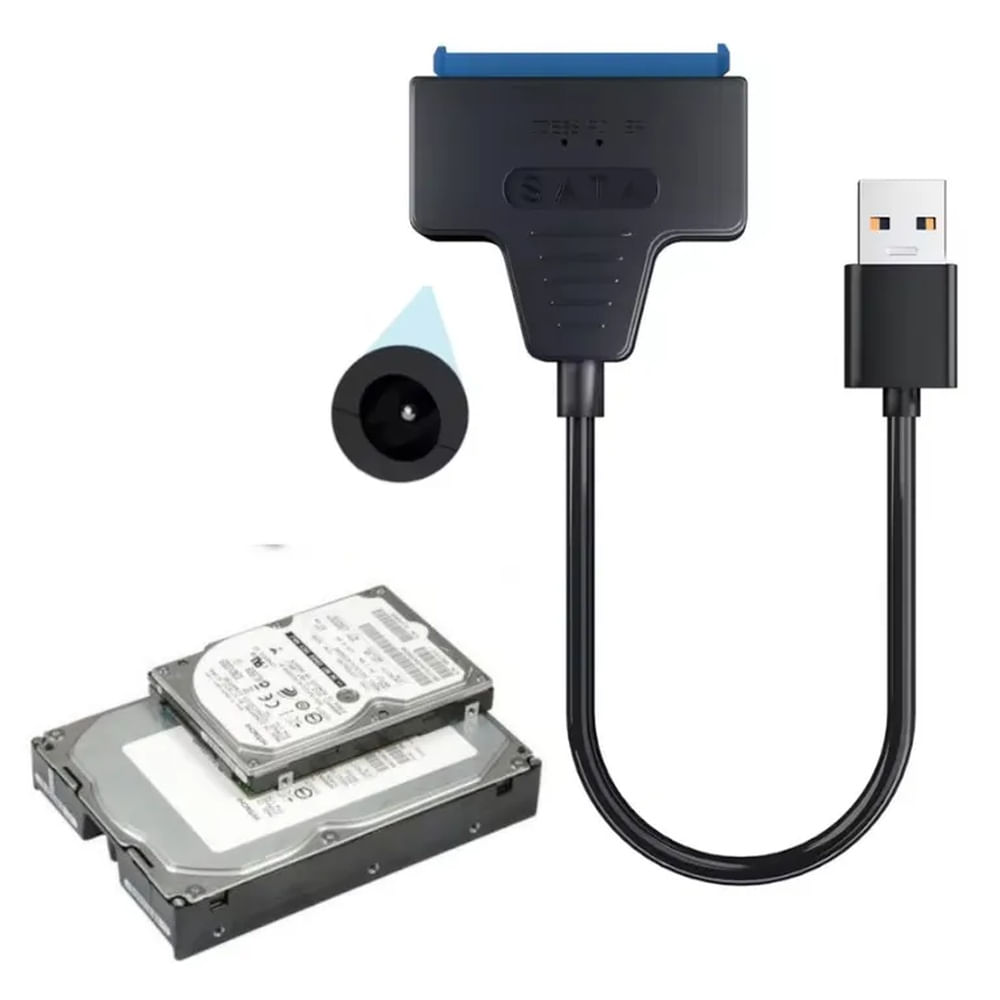 Convierte Tu Disco Duro Ssd Hdd 3.5 2.5 A USB 3.0 Cable Adaptador Sata
