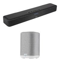 Denon Home Sound Bar SB550 y Home 150 Kit de Altavoces Inalámbricos - Soporte para Dolby