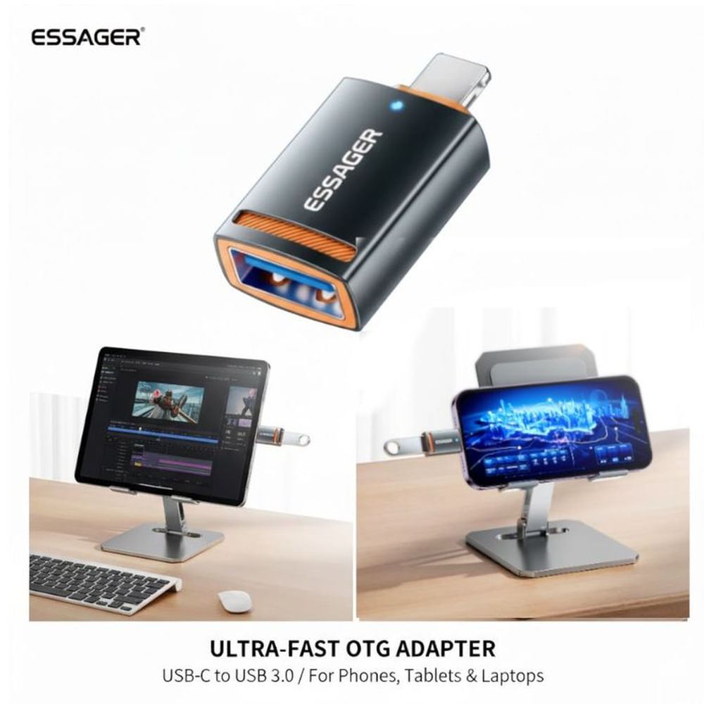 Adaptador OTG Essager USB-C a USB 3.0