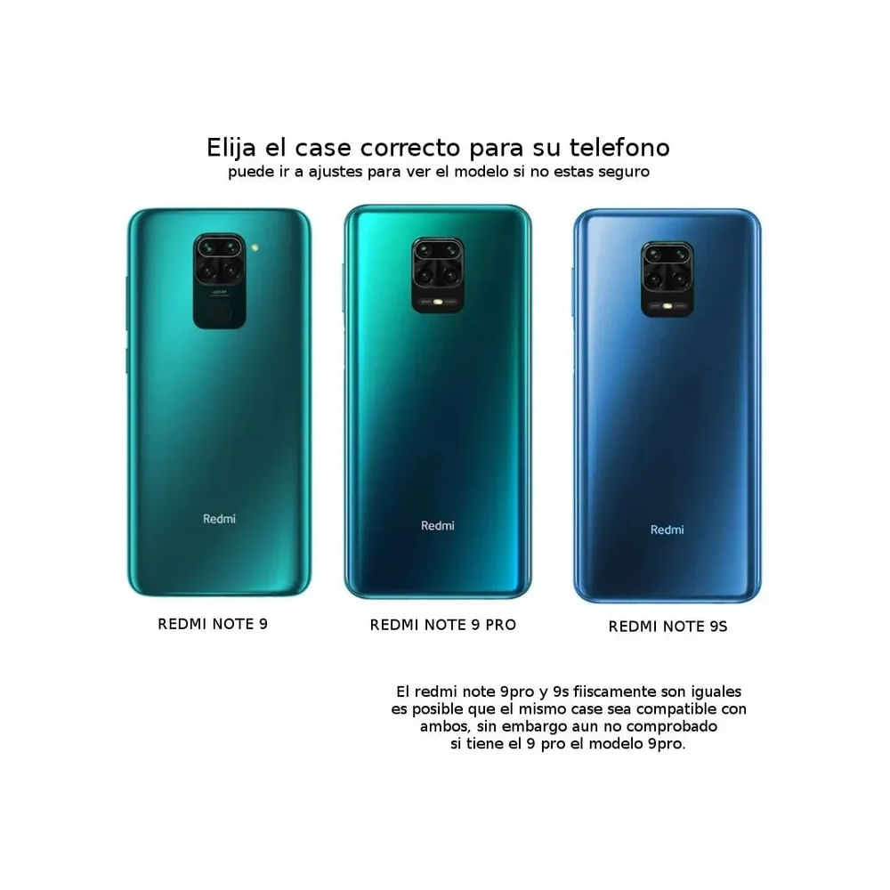 Case metal Bumper con protector pantalla Xiaomi Redmi Note 9 PRO