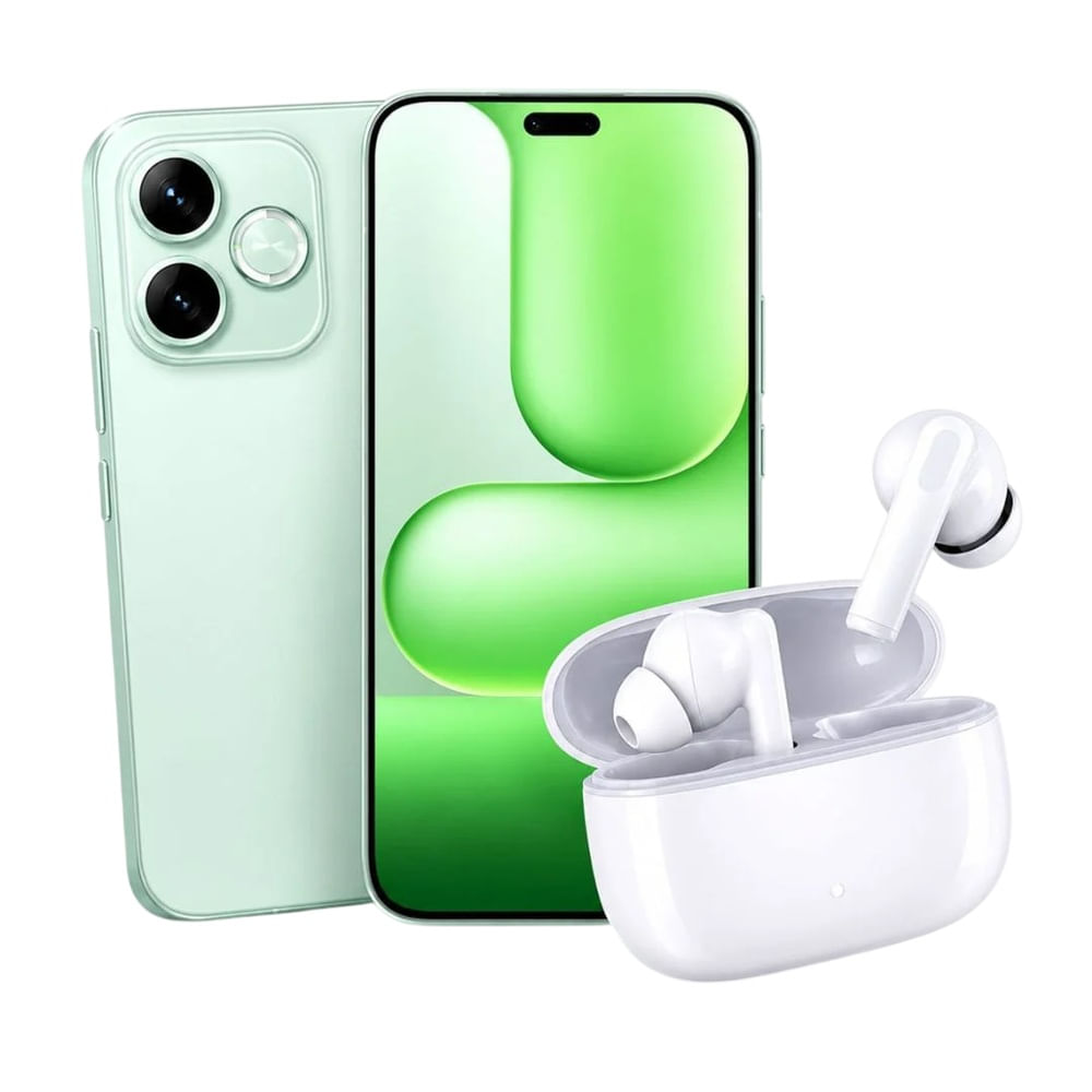 Honor 600e + choiche earbuds X7 lite 256GB 8GB Sprout Green
