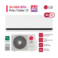 DUALCOOL Aire Acondicionado Inverter 24000 BTU Función frío calor con IA
