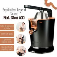 Exprimidor Taurus Mod. Citrus 600 Legend