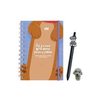 Kit petlover Rexy - Agenda para dueños de mascotas. lapicero y borrador