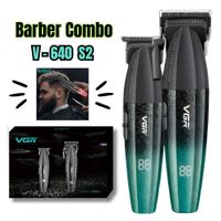 Combo Barber VGR Trimmer con Clipper V-640S2