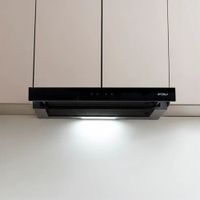 Campana Extractora 60cm Extraíble EasyFlow Touch Black 60