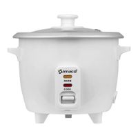 Olla arrocera imaco rc006 0.6lts - color blanco