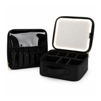 Cosmetiquero  Neceser Led Negro