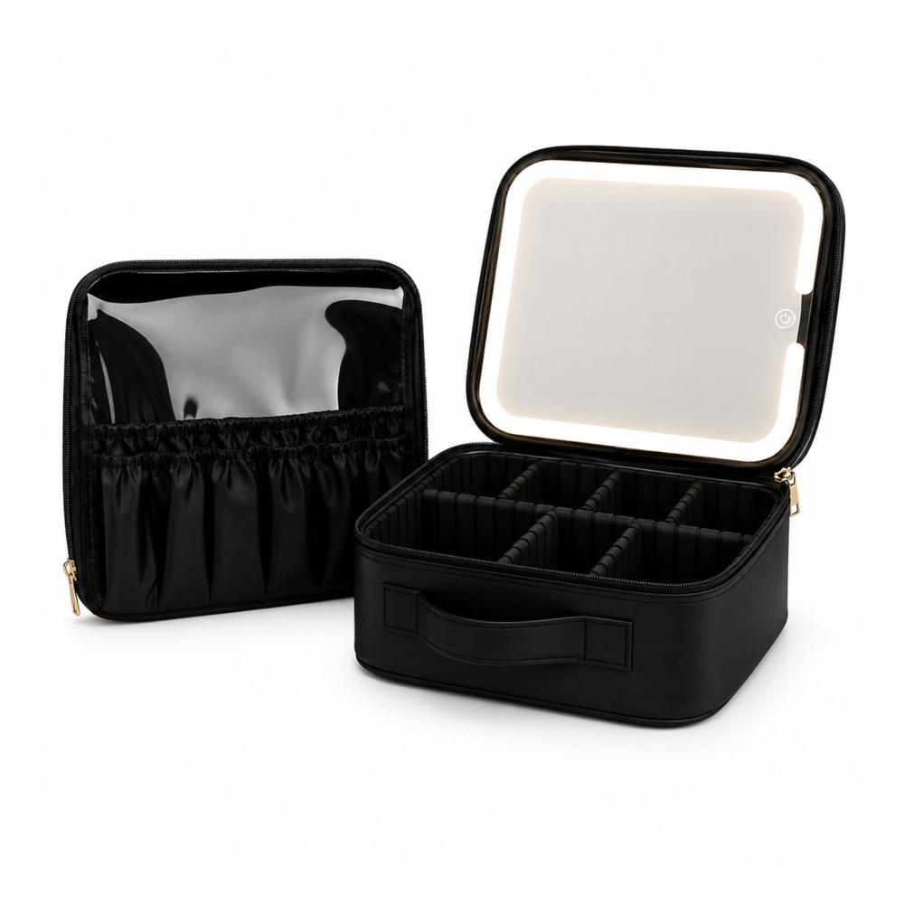 Cosmetiquero Neceser Led Negro