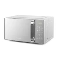 Horno Microondas Holstein 20L Plateado con Funciones Rápidas