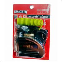 Candado De Disco Kmazter KM8004 Para Moto Con Cable Y Funda