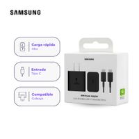 Cargador de Pared Samsung Original USB-C 45W de Carga Rápida con Cable