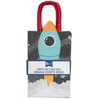 Pack Bolsas de Regalo CLASS & WORK Cohete Space 8un