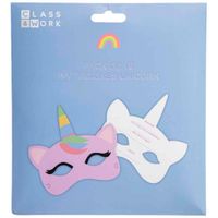 Pack 10 Invitaciones CLASS & WORK Unicorn