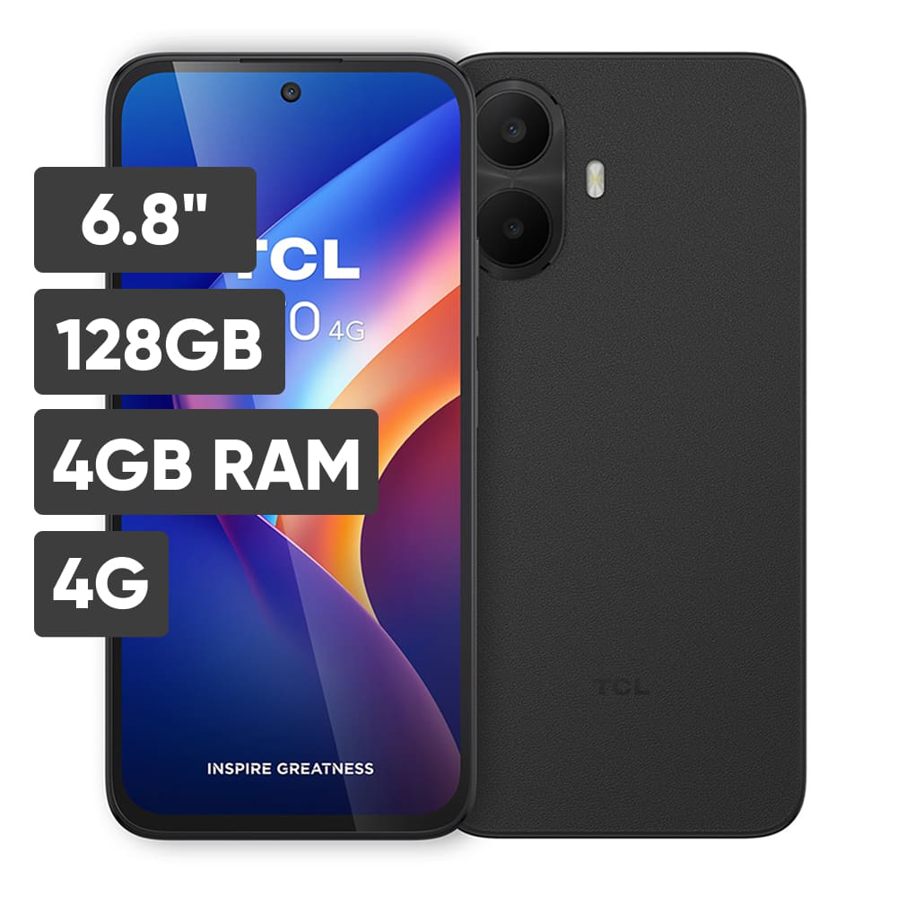 Smartphone TCL K70 6.8"" 4GB 128GB 50 MP Negro