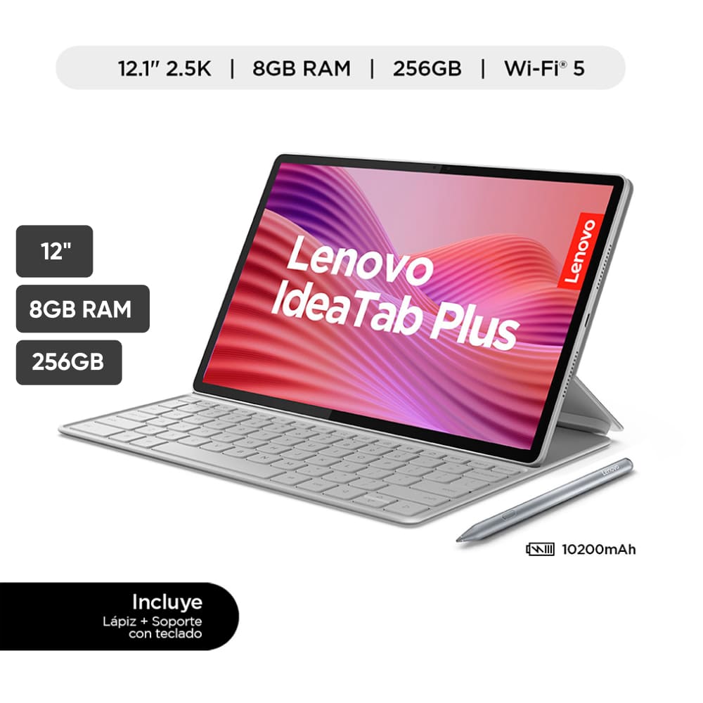Tablet LENOVO Idea Tab Plus TB361FU 12"" 8GB 256GB Cloud Grey