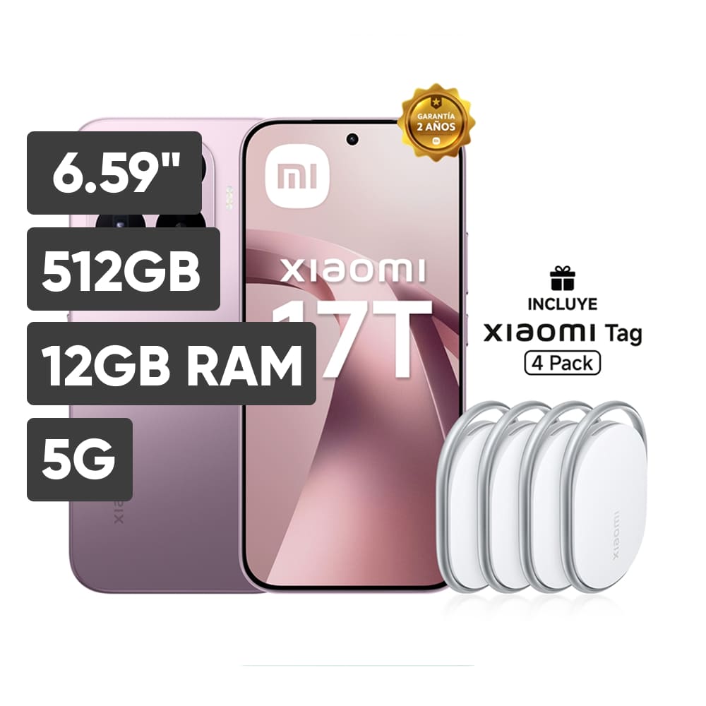 Smartphone XIAOMI 17T 6.59"" 12GB 512GB 50MP Violeta