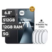 Smartphone XIAOMI 17T PRO 6.8'' 12GB 512GB 50MP Negro