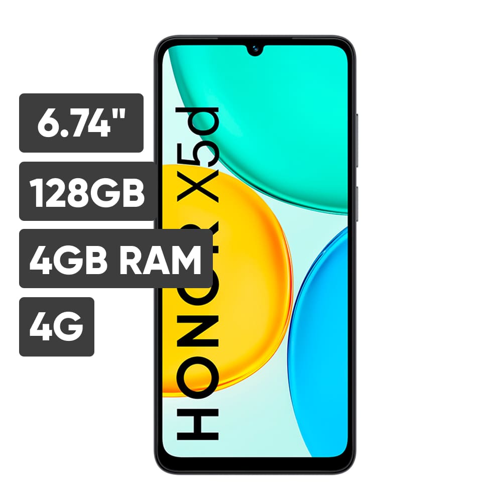 Smartphone HONOR X5D 6.74"" 4GB 128GB 50MP Negro