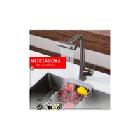 MONOCOMANDO PARA COCINA EXTRAIBLE NEGRO SATINADO