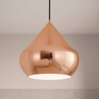 Lámpara colgante cocina metálica moderna