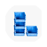 Caja Organizadora Apilable Pack x8 CP03-2 Mediana Industrial