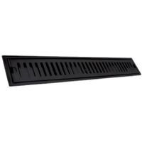 Sumidero Lineal 100 cm Acero Inoxidable Negro con Rejilla - 0040010765