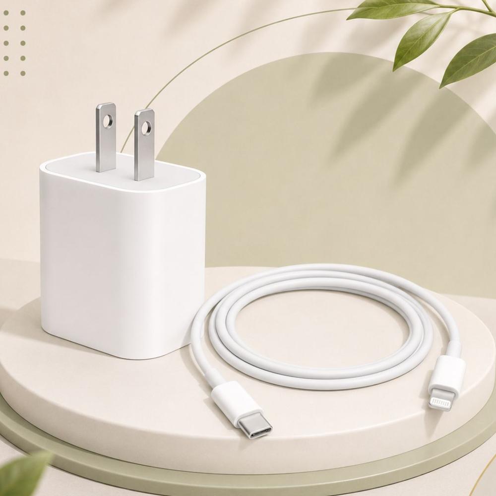 Cargador Cubo C y CABLE Ligthtning