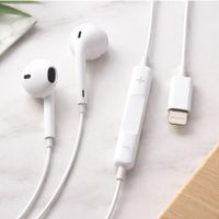 Audifonos Manos Libres Compatible Lightning  Color Blanco