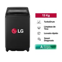 Lavadora LG  13Kg Carga Superior WT13OBVTB Onyx Negro