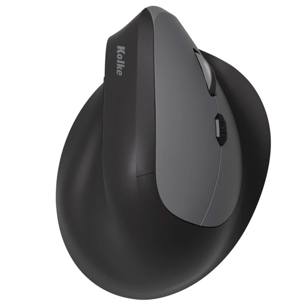 Mouse Inalámbrico Vertical Kolke KEM-752 Negro Ergonómico 2.4G USB Alta Rotación