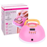 LÁMPARA LED UV PARA SECADO DE UÑAS PROFESIONAL ROSA