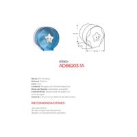 Porta rollo XM MOD ADB6203-1 plástico