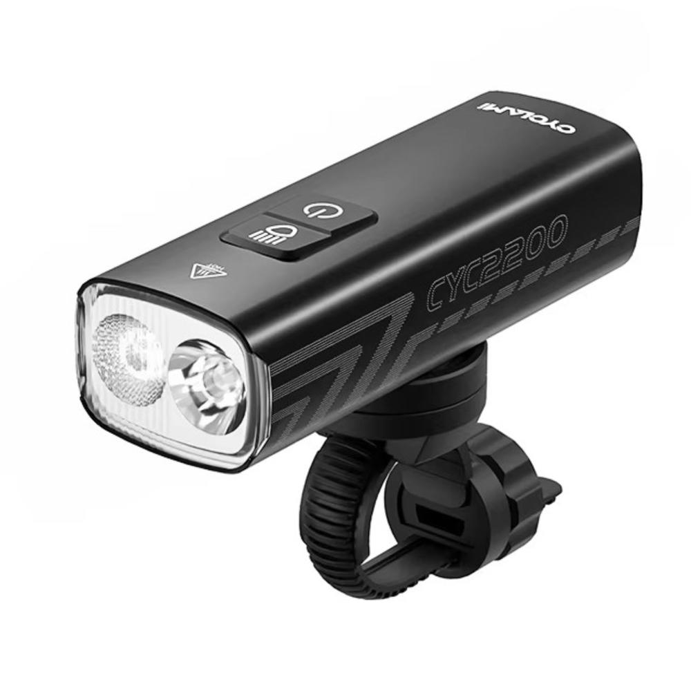 Luz Delantera Para Bicicleta 2200 Lúmenes Recargable USB-C Power Bank IPX6