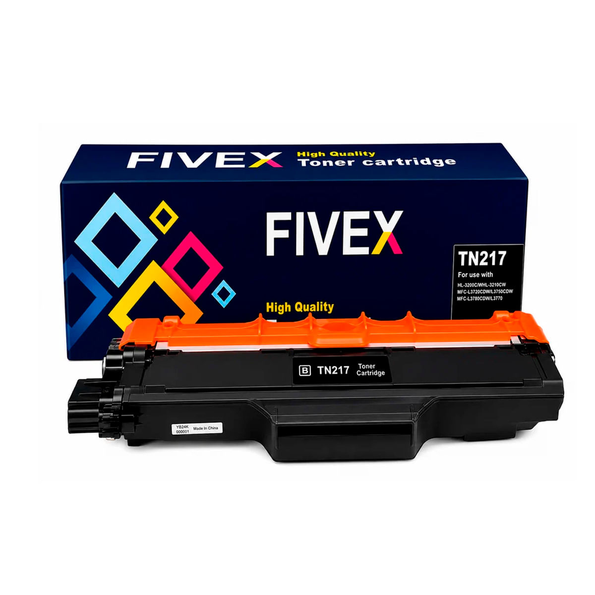 Toner Compatible TN-217BK Brother HL-L3230CDW L3550CDW 3750CDW  Negro
