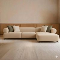 Seccional Nuvia Derecho - Beige Claro