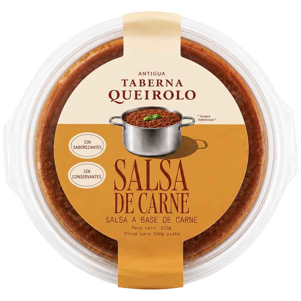 Salsa Carne ANTIGUA TABERNA QUEIROLO Caja 250g