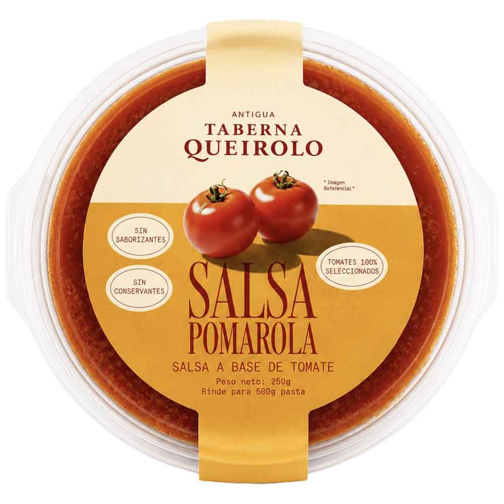 Salsa Pomarola ANTIGUA TABERNA QUEIROLO Caja 250g