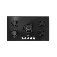 Cocina Empotrable A Gas Sole Solco033 Negro 86cm 5 Hornillas
