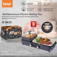 COCINA MULTIFUNCIONAL CON OLLA Y PARRILA JUNTA Antiadherente 1550WRAF MODR5433