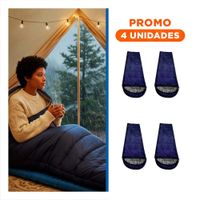 Pack4 Bolsa de Dormir para Salidas al Aire Libre Y Regalo Sticker